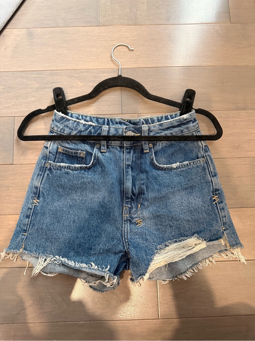 Ksubi Blue Rise N Hi Shorts - Recall - Size 23